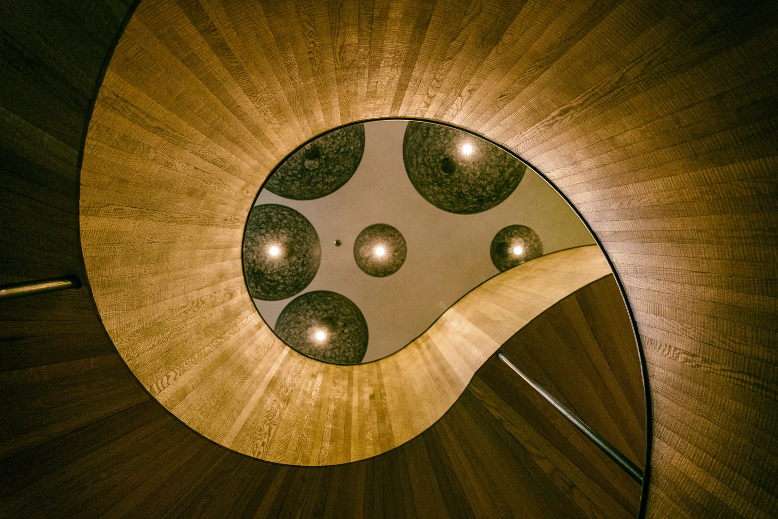 Curving interior staircase, selected from the supplied PDF